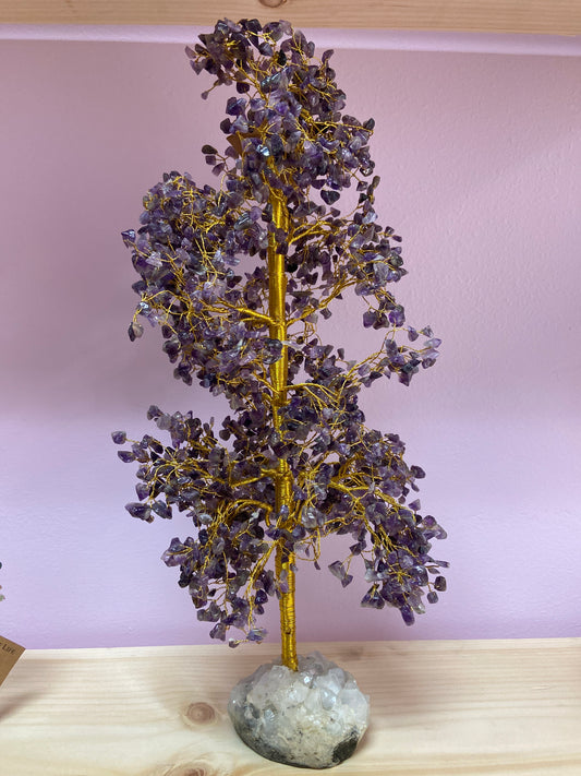 XL Amethyst Gemstone Tree of Life