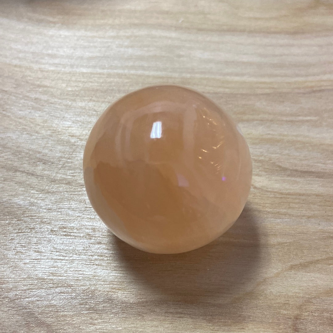 Orange Selenite Sphere