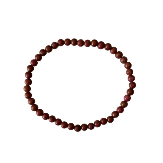 Brecciated Jasper 4mm Bead Bracelet