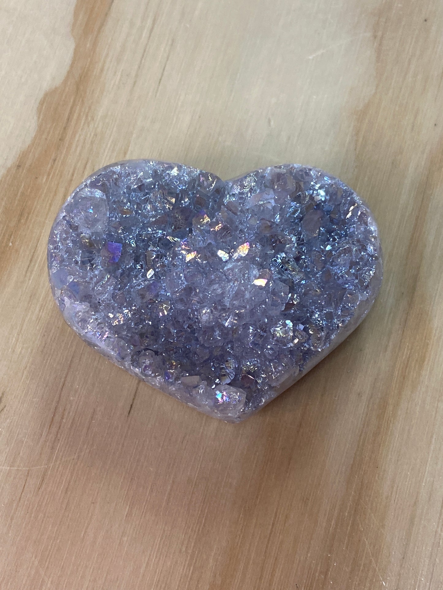 Metalize Amethyst Heart Small