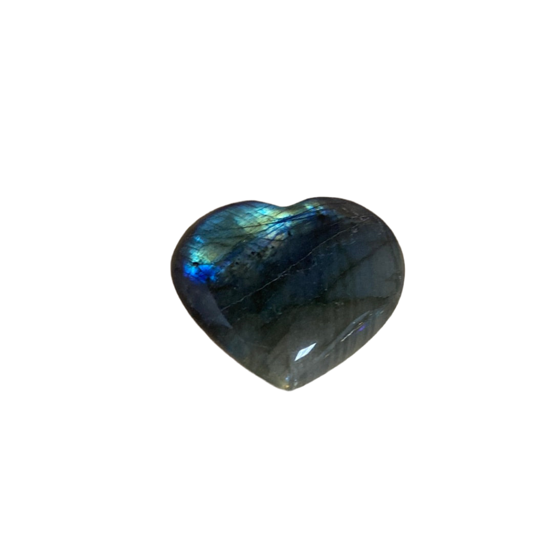 Labradorite Heart