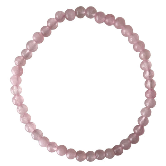 Rose Quartz Bead Bracelet