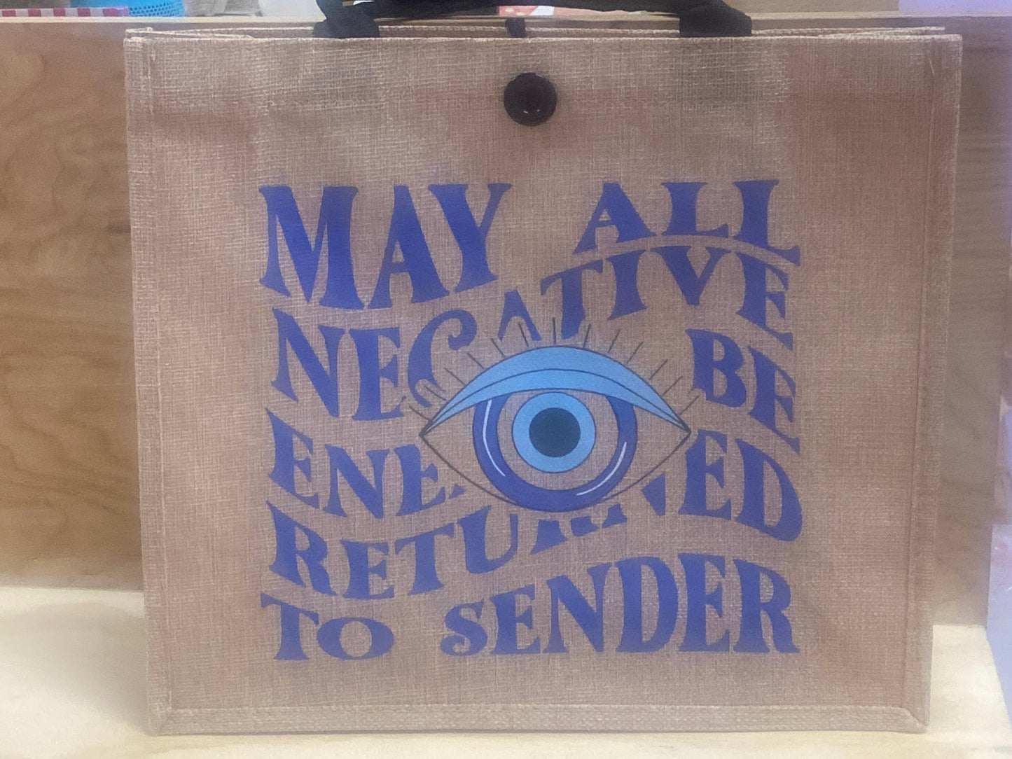 Large May All Negative Energy Be returned to sender Bag