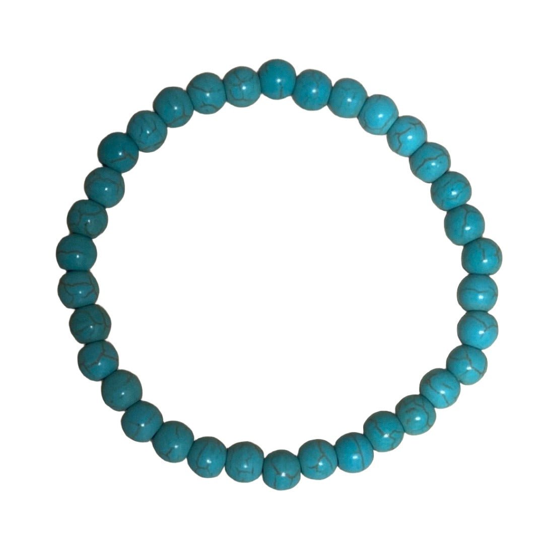 6mm Turquoise Bracelet - Iluterra