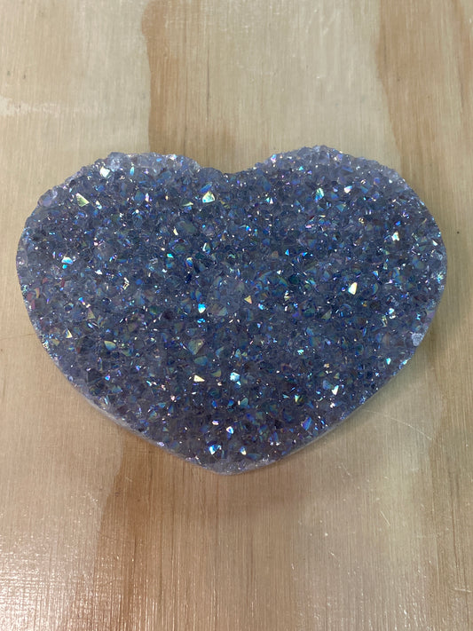 Metalize Amethyst Heart Medium