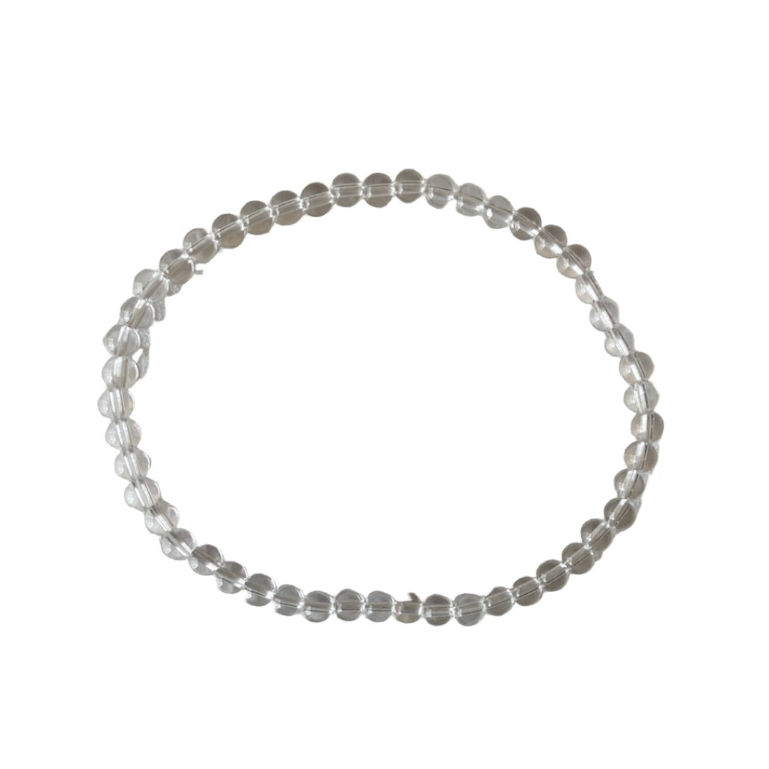 Clear Quartz Bead Bracelet