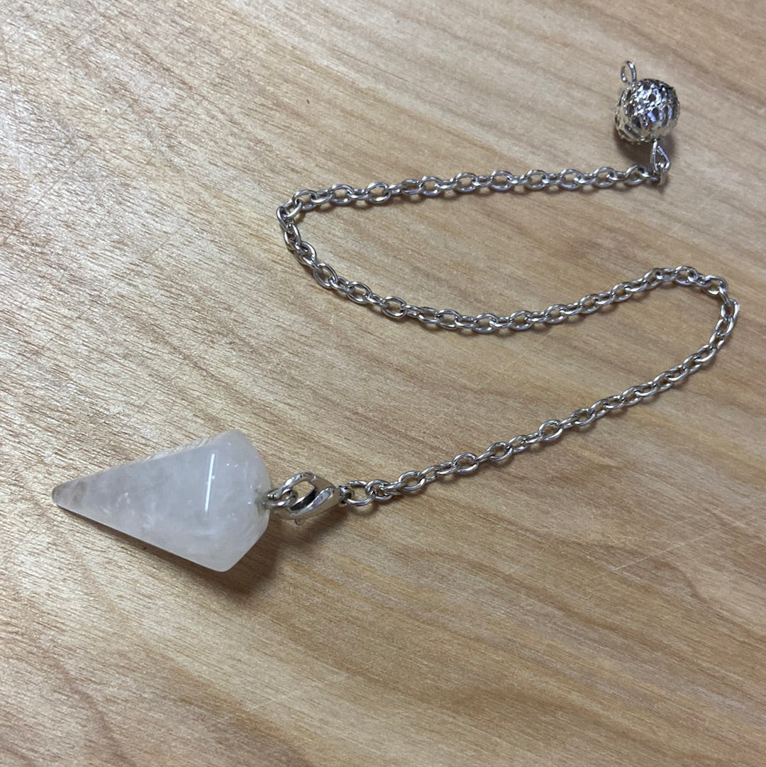 Clear Quartz Pendulum