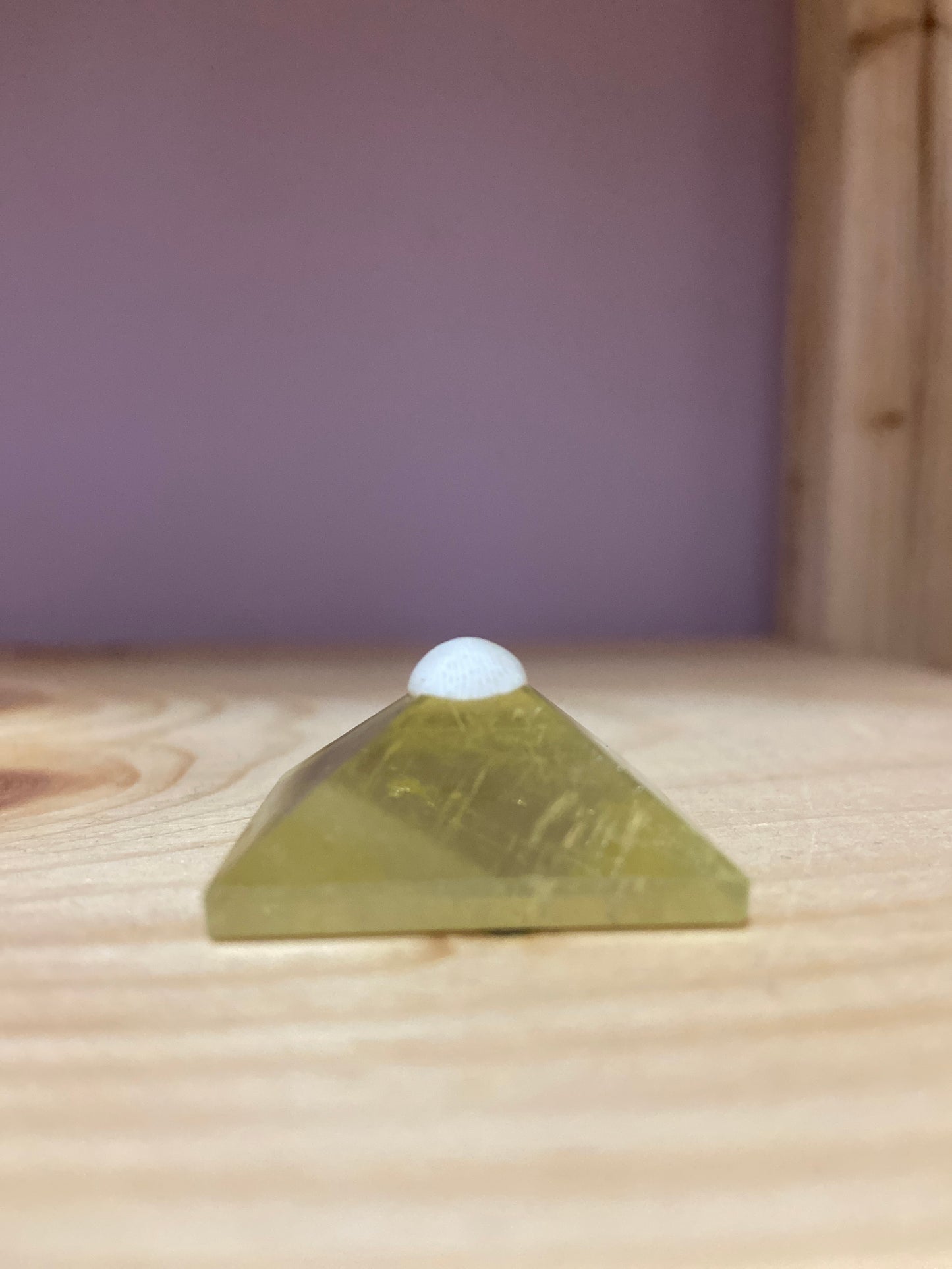 Mini Citrine Pyramid