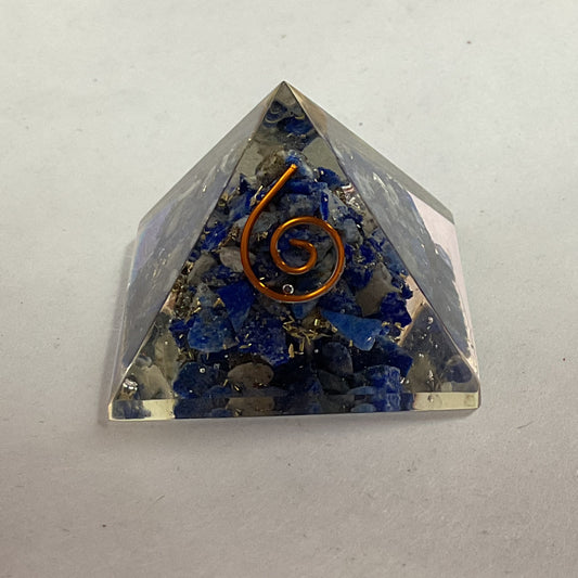 Small Lapis Lazuli Orgone Pyramid