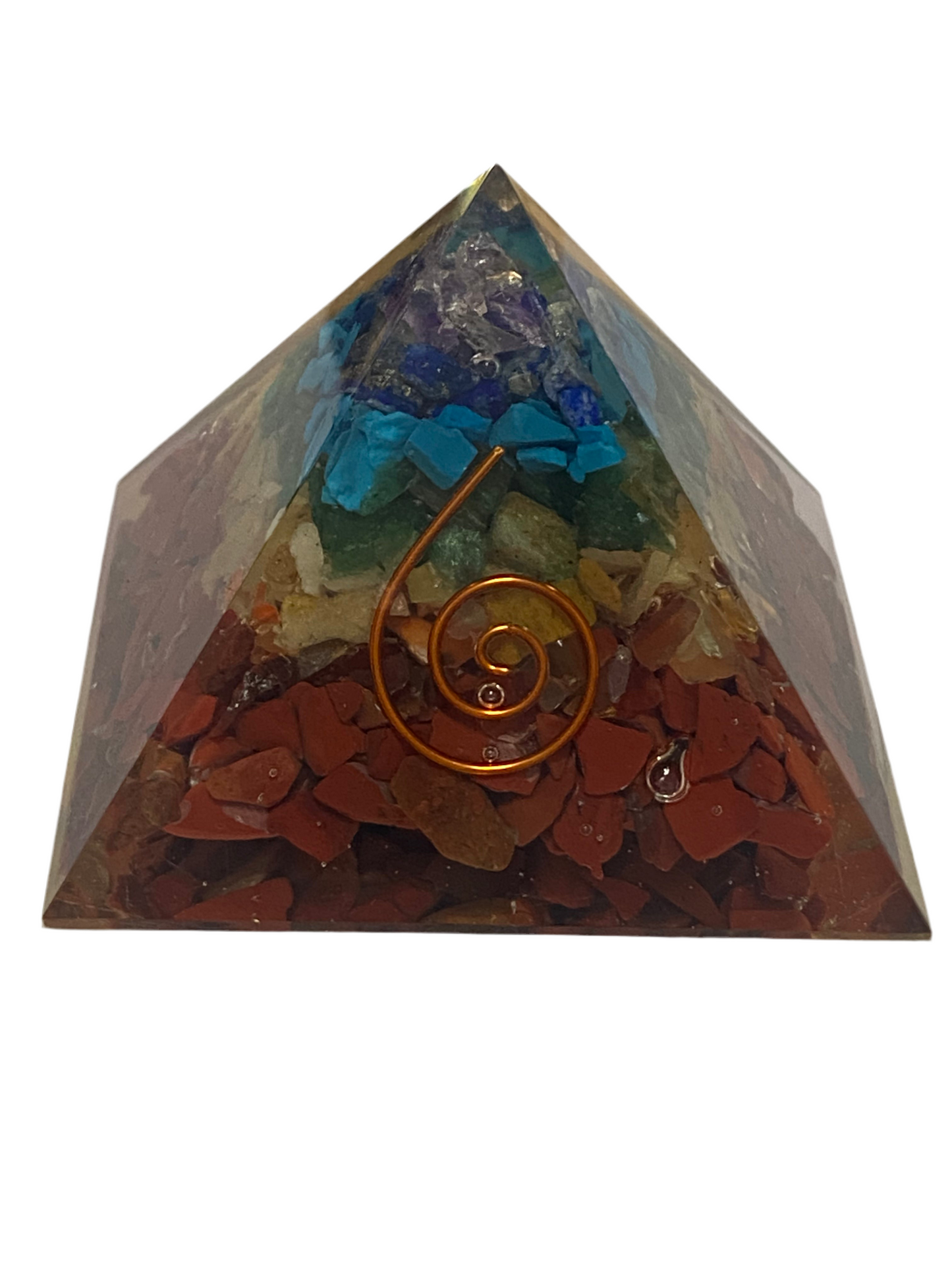 Medium Chakra Orgone Pyramid