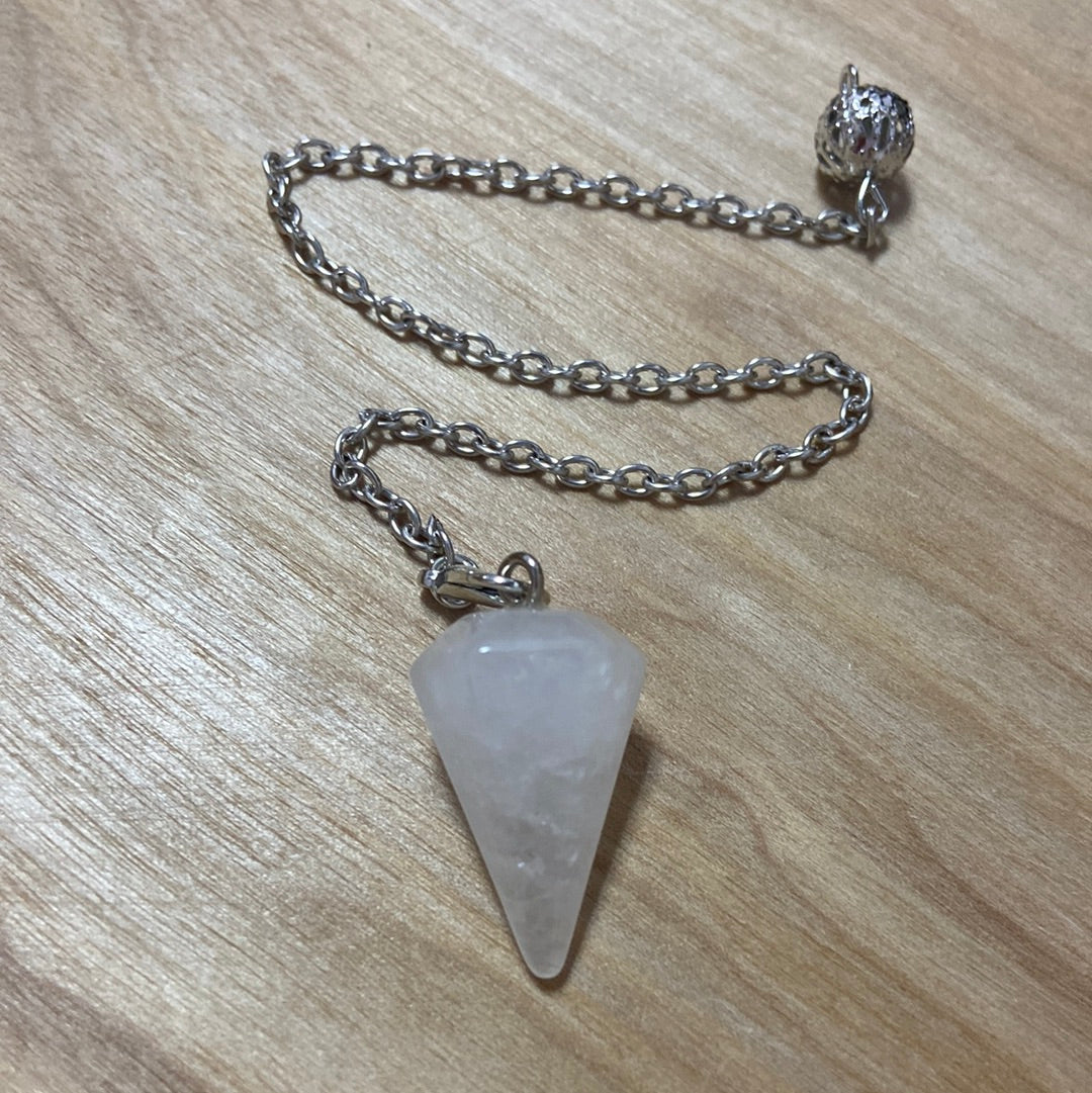 Clear Quartz Pendulum