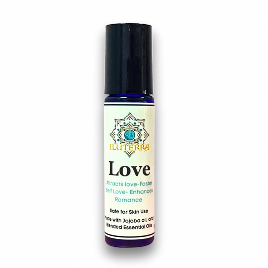 Love Oil Roller – Essential Oils Blend with Organic Jojoba Oil for Attraction, Self-Love & Harmony