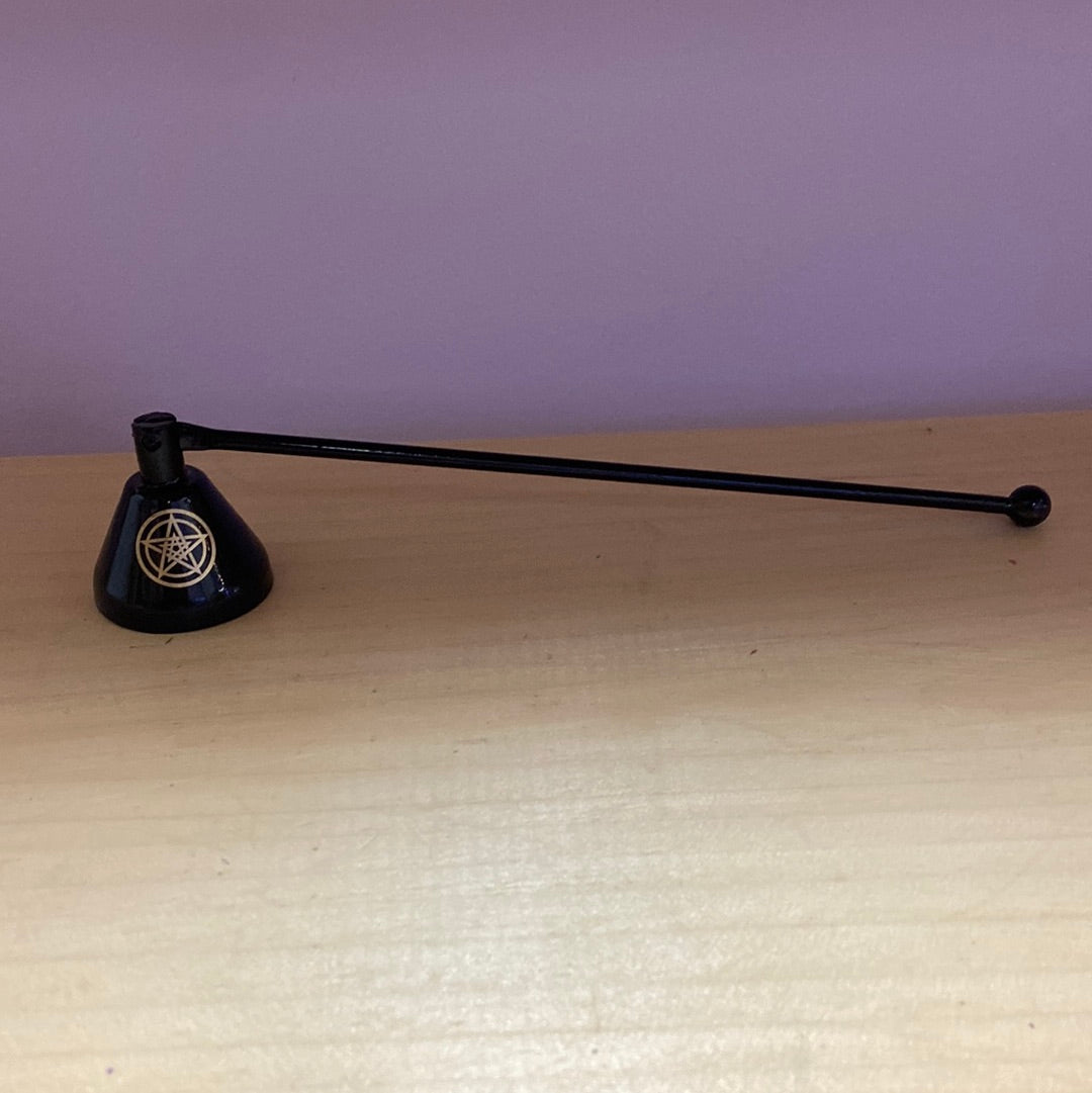 Black Candle Snuff with Golden Pentagram