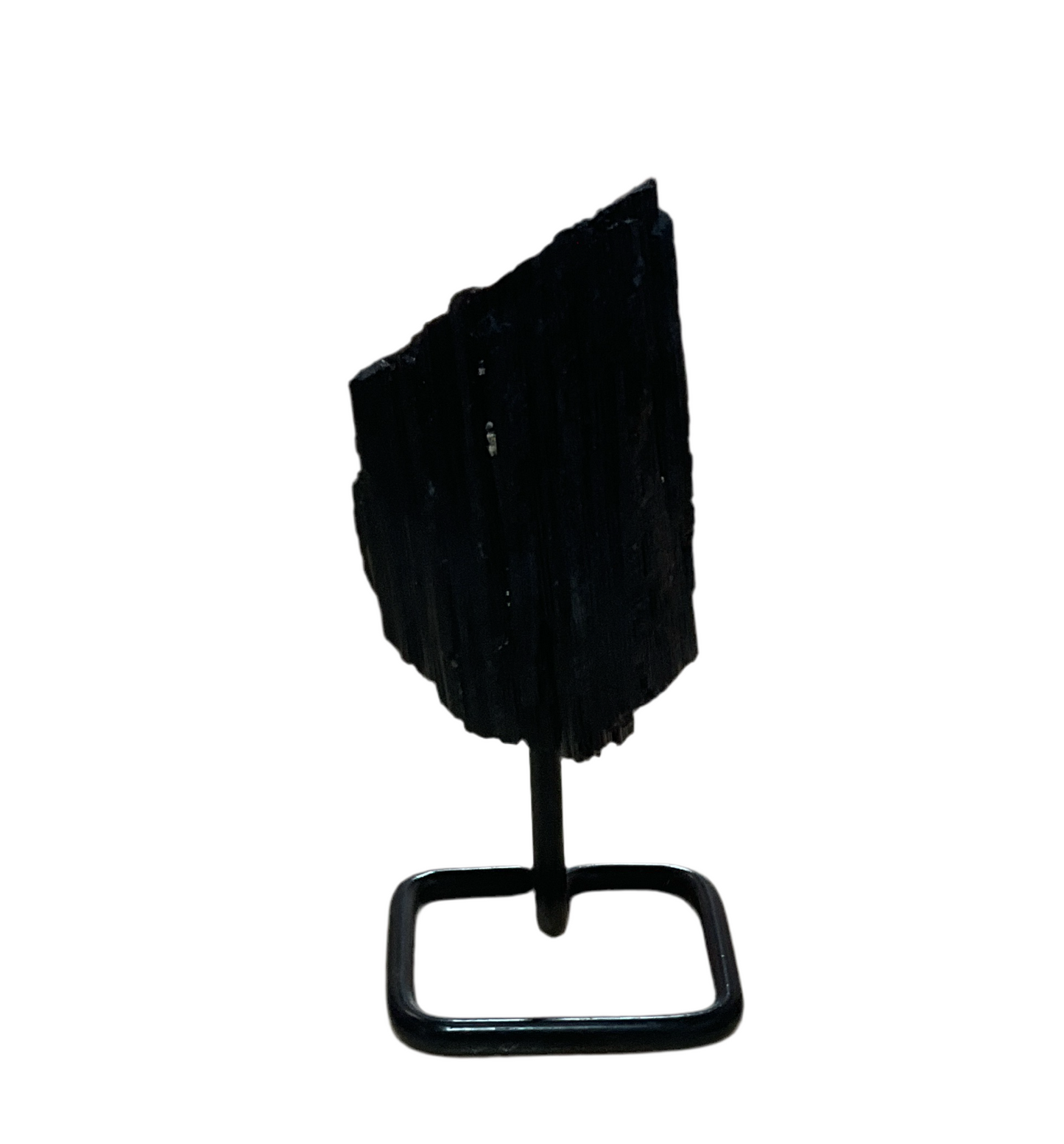 Black Tourmaline on Metal