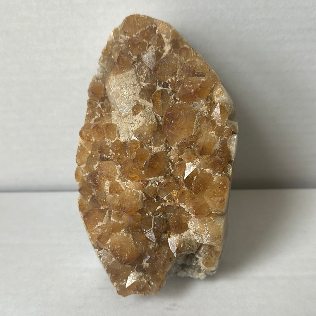 Large Citrine Druze