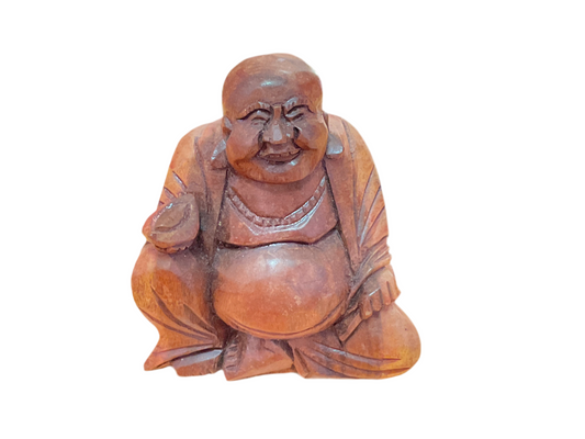 Good Buddha Wooden Figurine