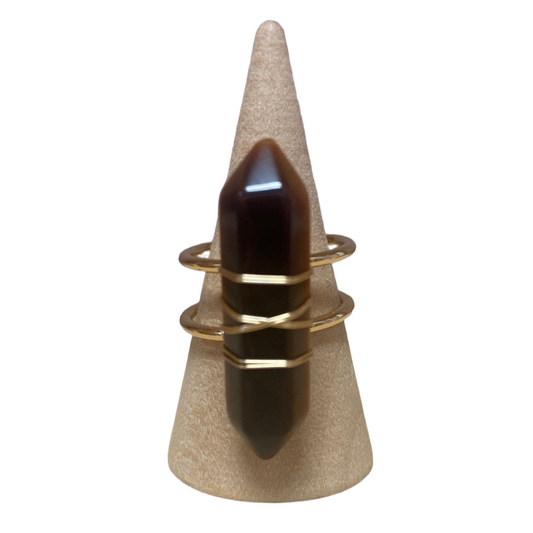 Tiger Eye Golden Ring