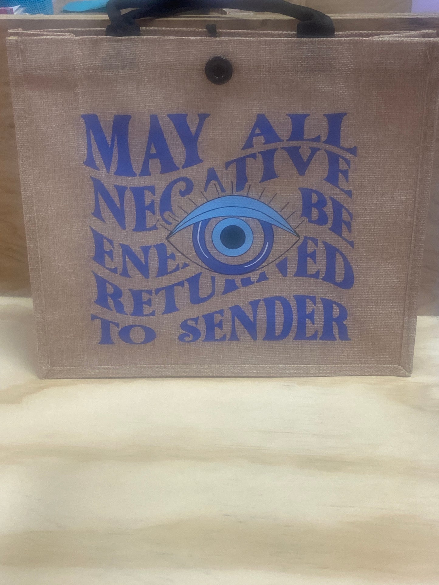 Large May All Negative Energy Be returned to sender Bag