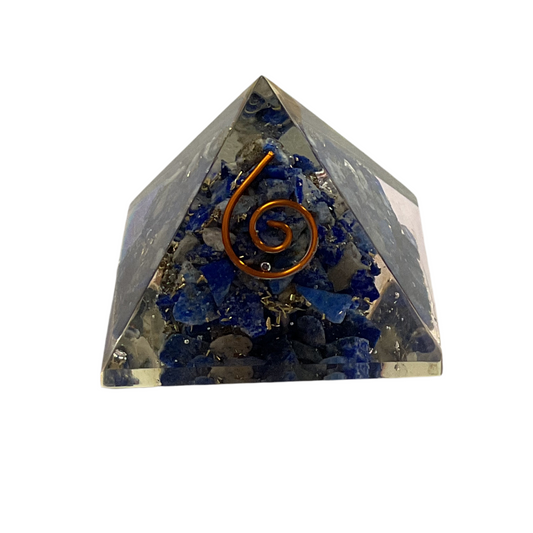 Small Lapis Lazuli Orgone Pyramid