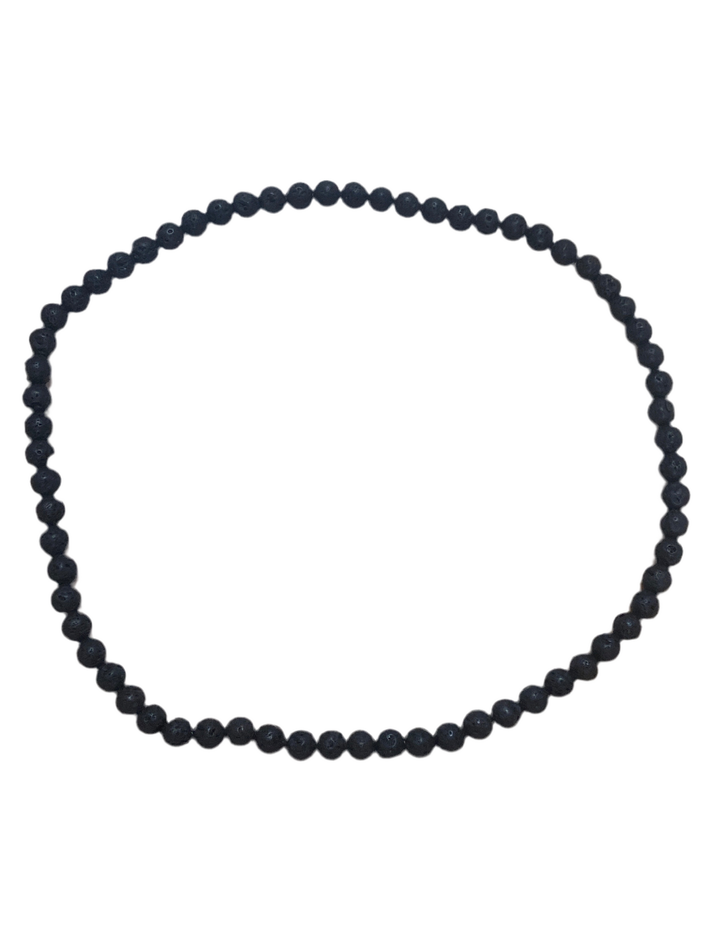 Black Lava 8mm Necklace