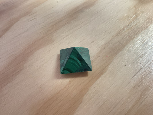 Small Malachite Pyramid