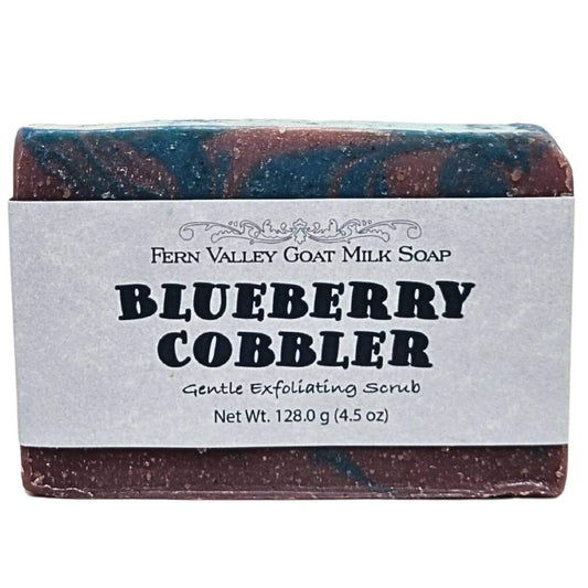 Jabón natural de leche de cabra | Exfoliante | Zapatero de arándanos