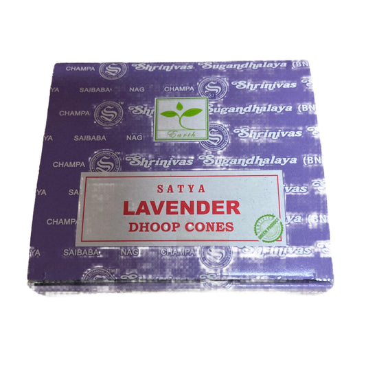 lavender dhoop cones