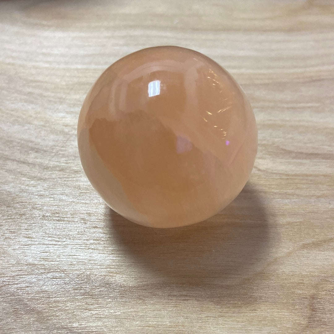 Orange Selenite Sphere