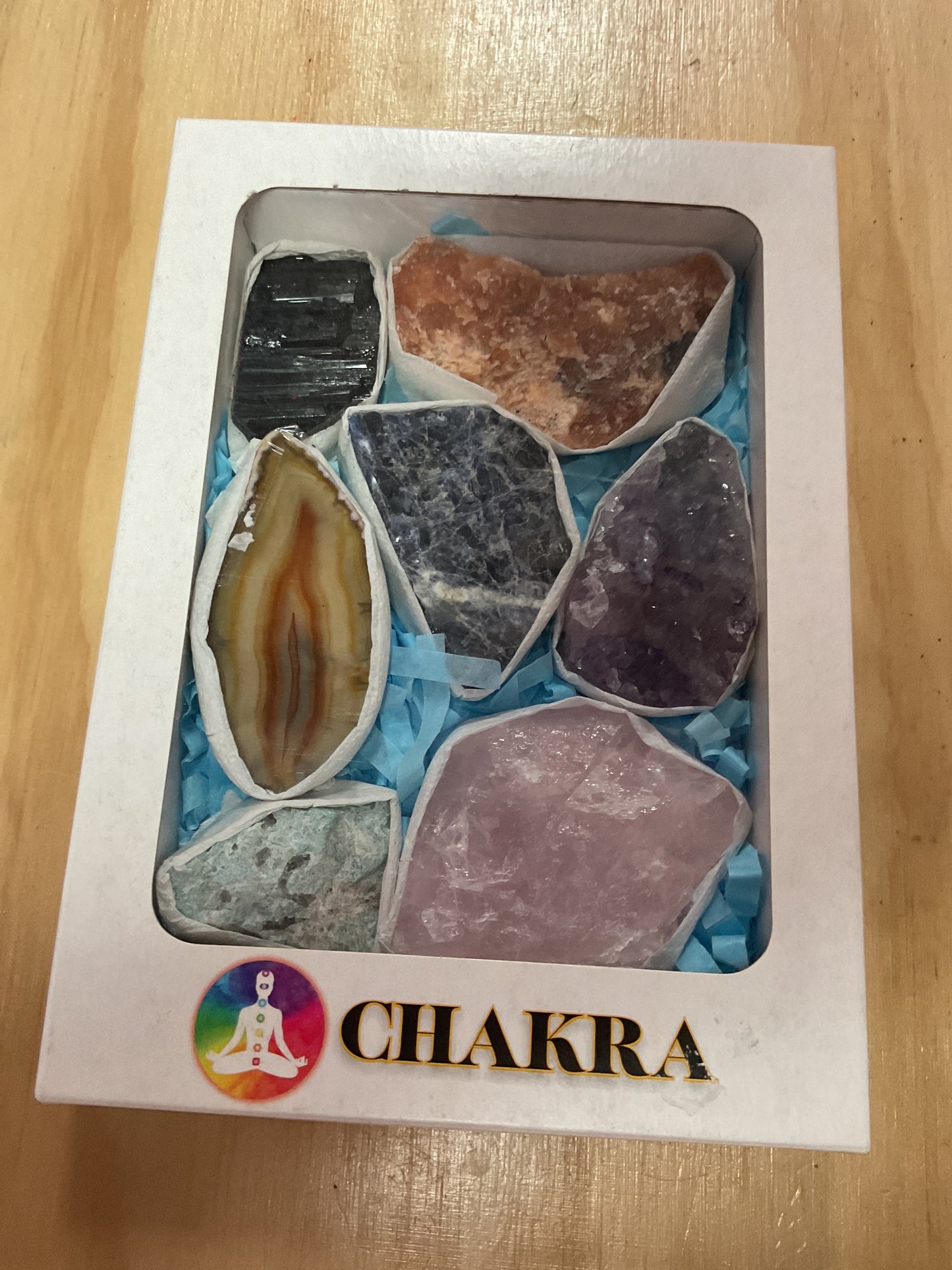 Large Chakra Crystal Set