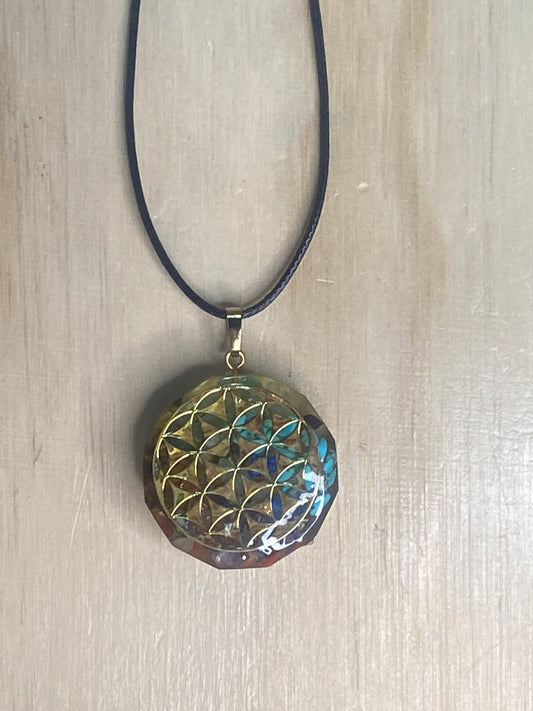 Flower of Life Chakra Necklace