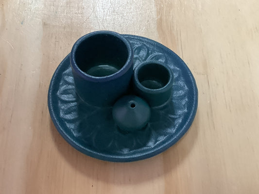 Blue Smudge and Incense Burner