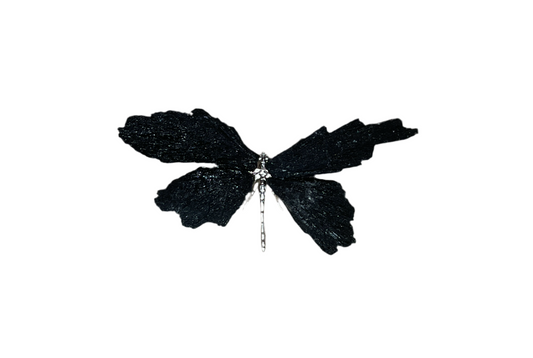 Black kyanite Butterfly