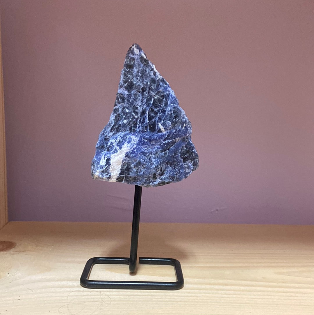 Sodalite on Metal