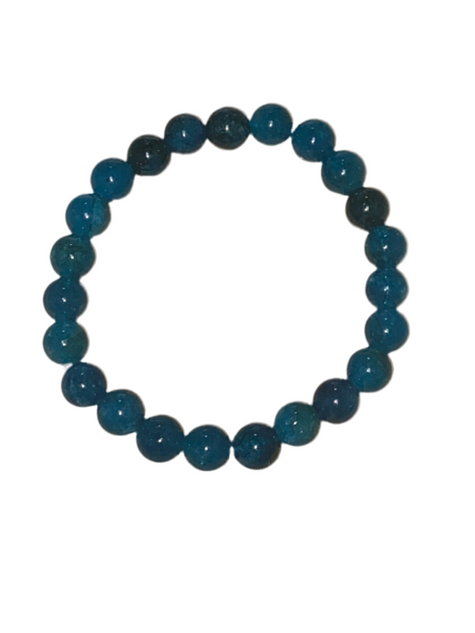 Apatite Bead Bracelet