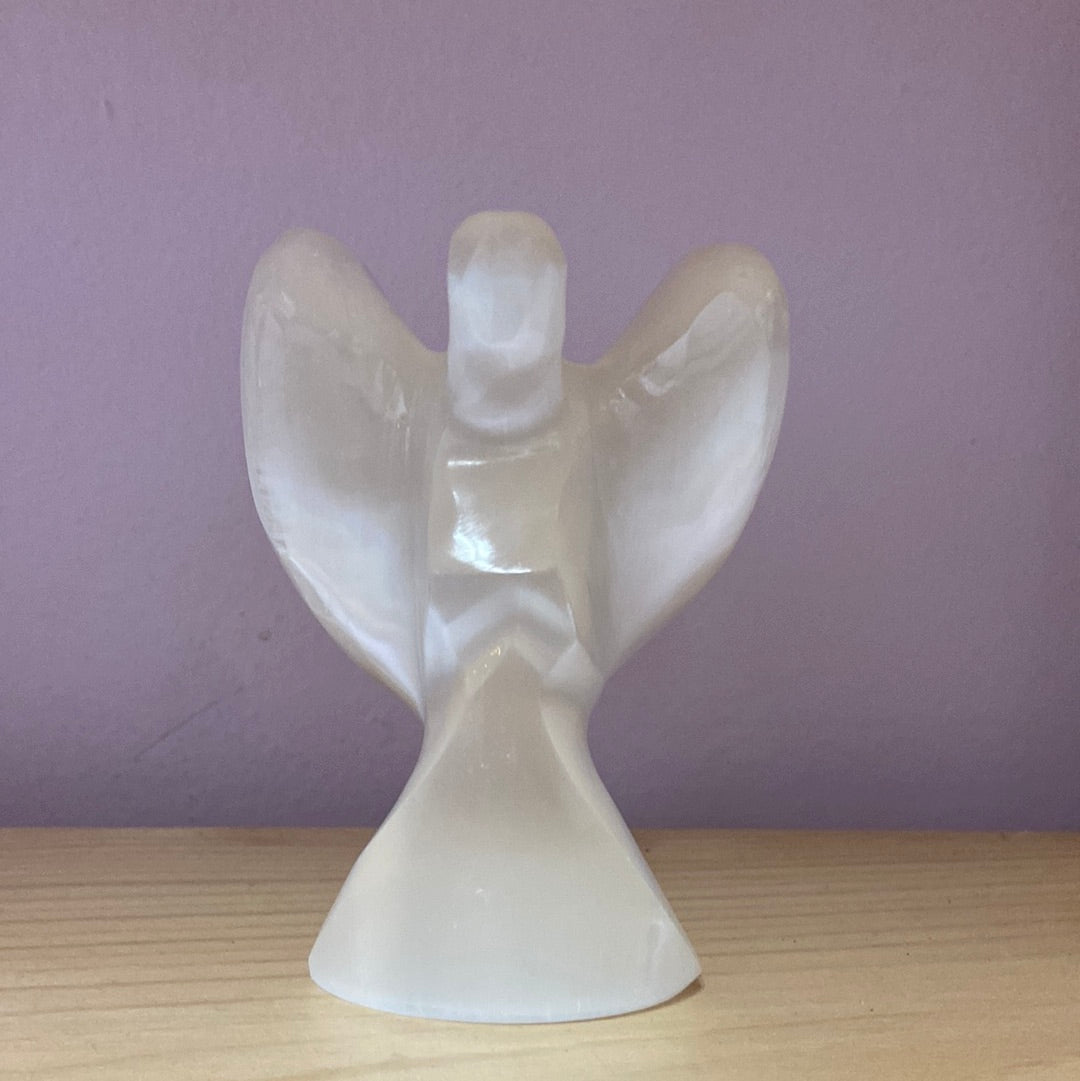 Small Selenite Angel 4”