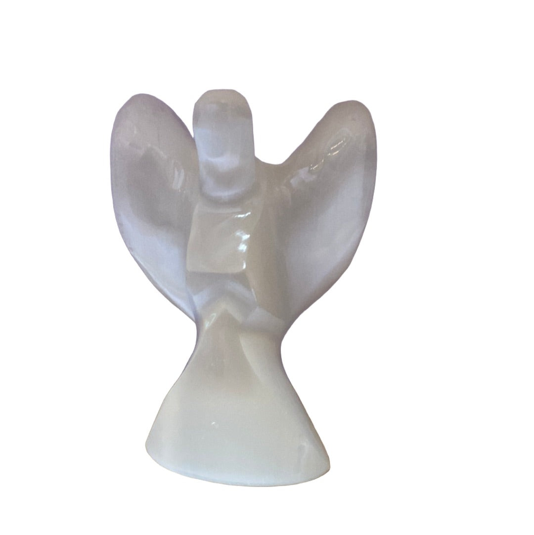 Small Selenite Angel 4”