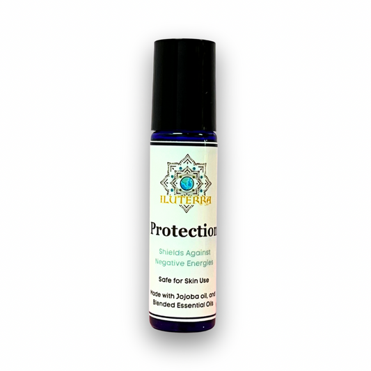 Protection Oil Roller – Essential Oils Blend with Organic Jojoba Oil for Energy Shielding & Spiritual Defense