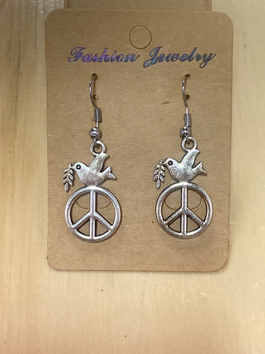Peace Bird Earrings