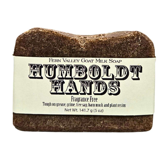 Jabón natural de leche de cabra | Limpiador de manos Humboldt Hands de alta resistencia | Sin fragancia