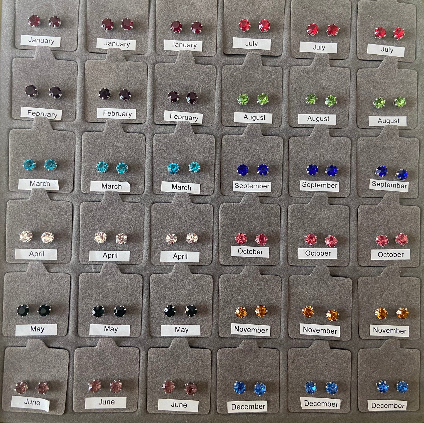 Birthstone Earrings