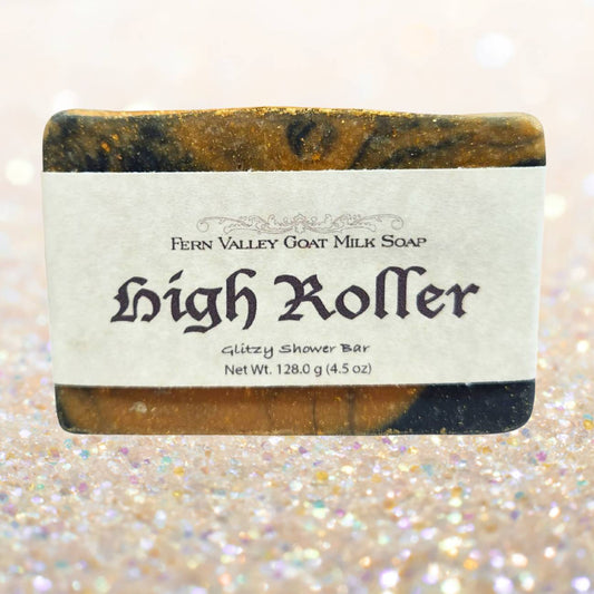 Jabón natural de leche de cabra | High Roller: una barra de ducha deslumbrante para ella
