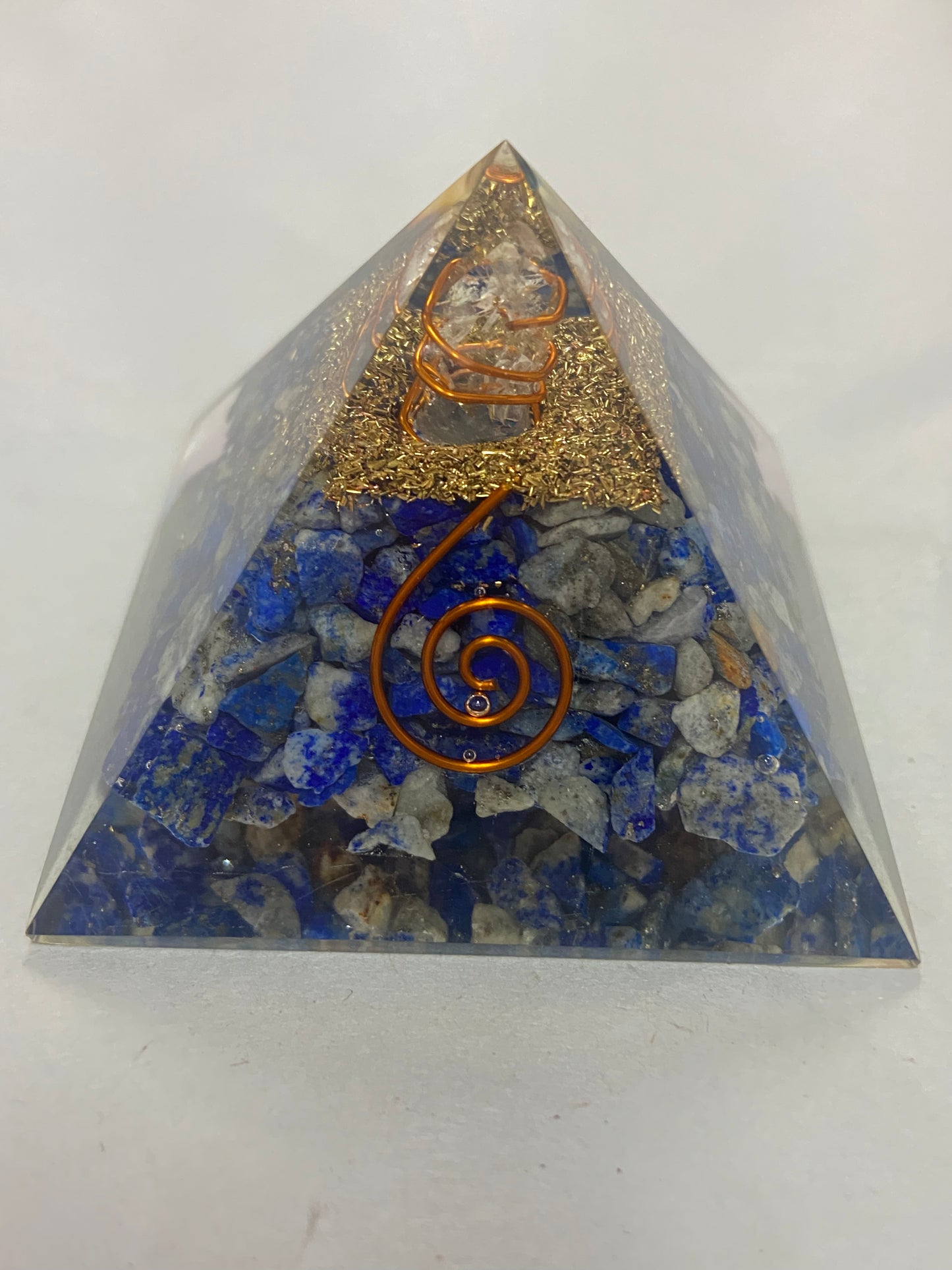 Medium Lapis Lazuli Orgone Pyramid