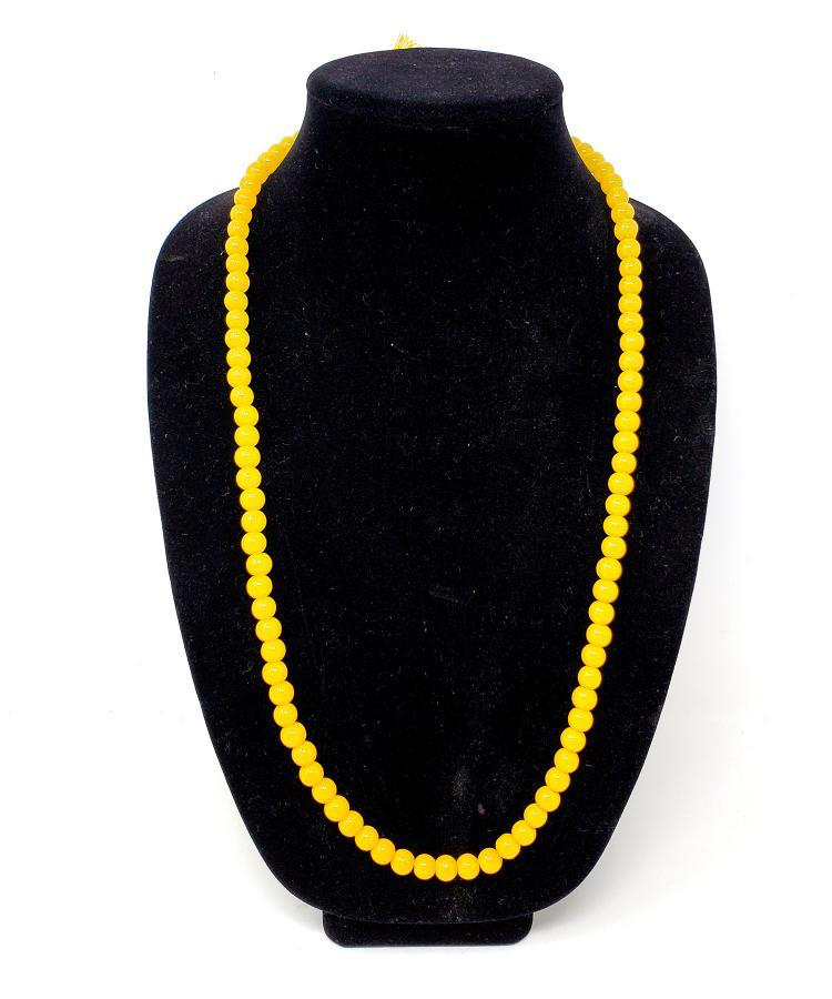 Yellow Bead Japa Mala