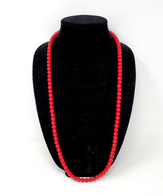 Red Bead Japa Mala