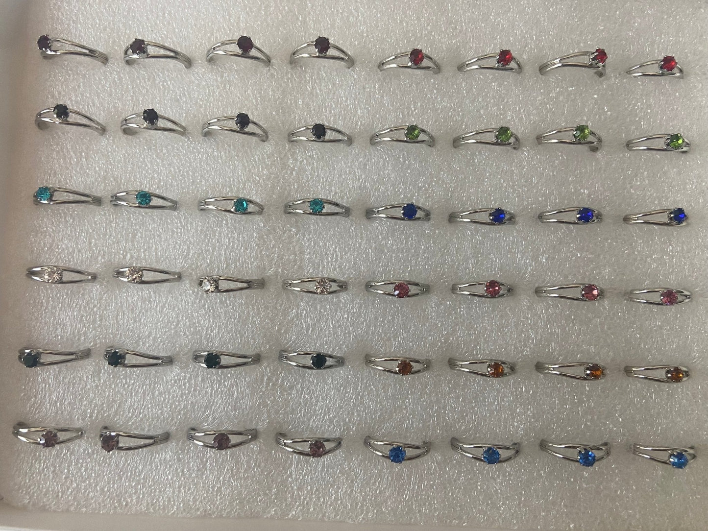 Adjustable Birthstone Rings - Iluterra