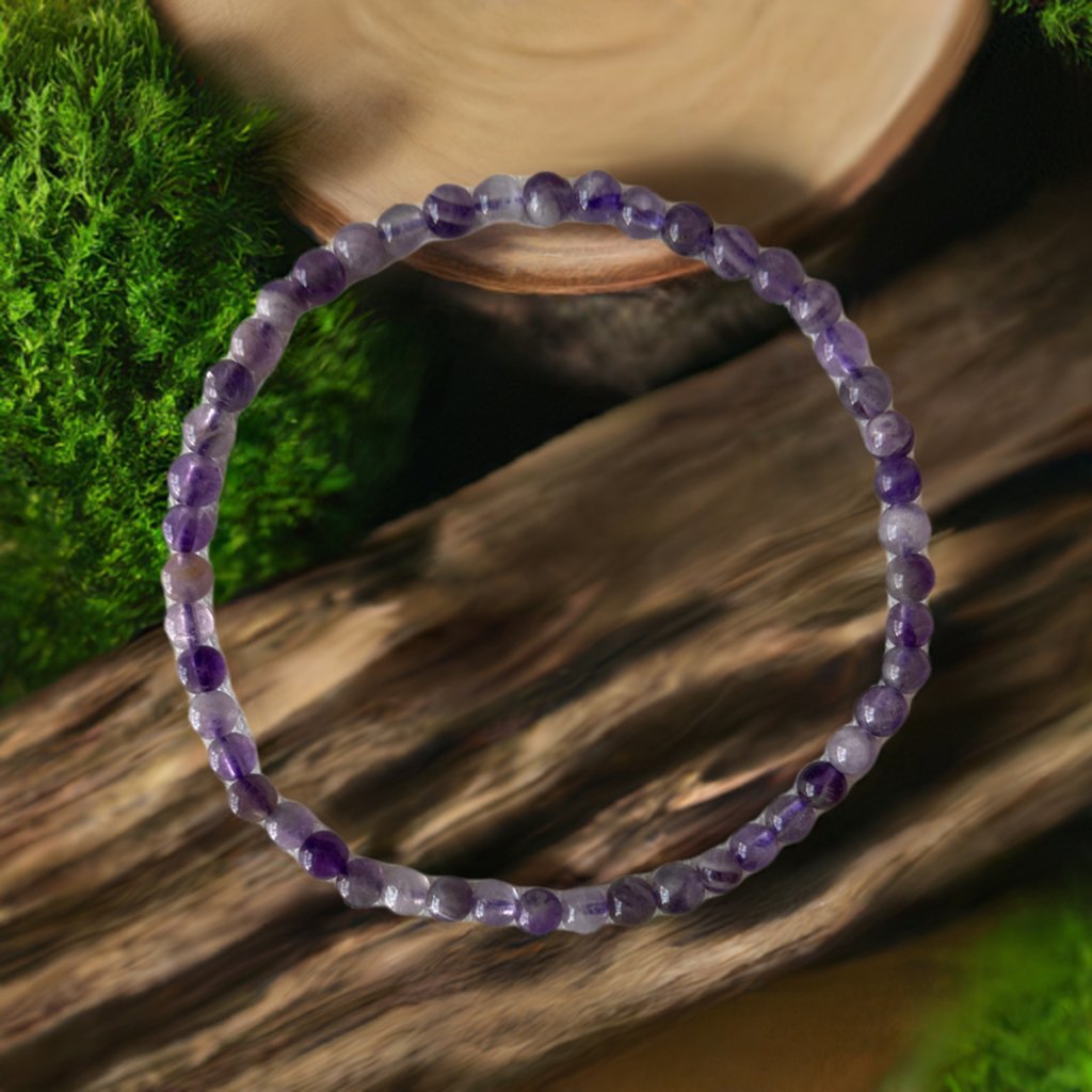 Amethyst Bead Bracelet - Iluterra