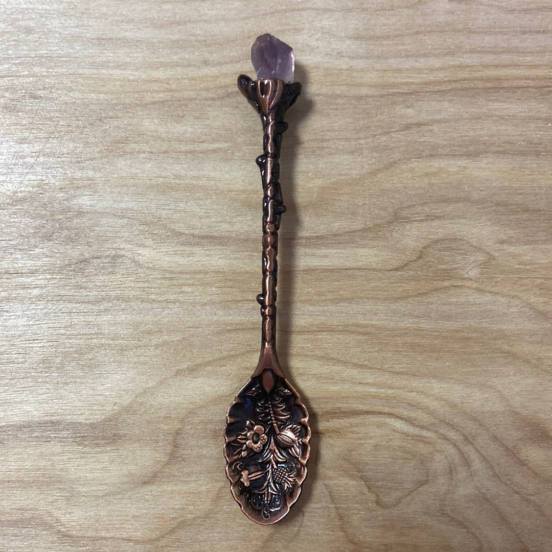 Amethyst Vintage Spoon - Iluterra