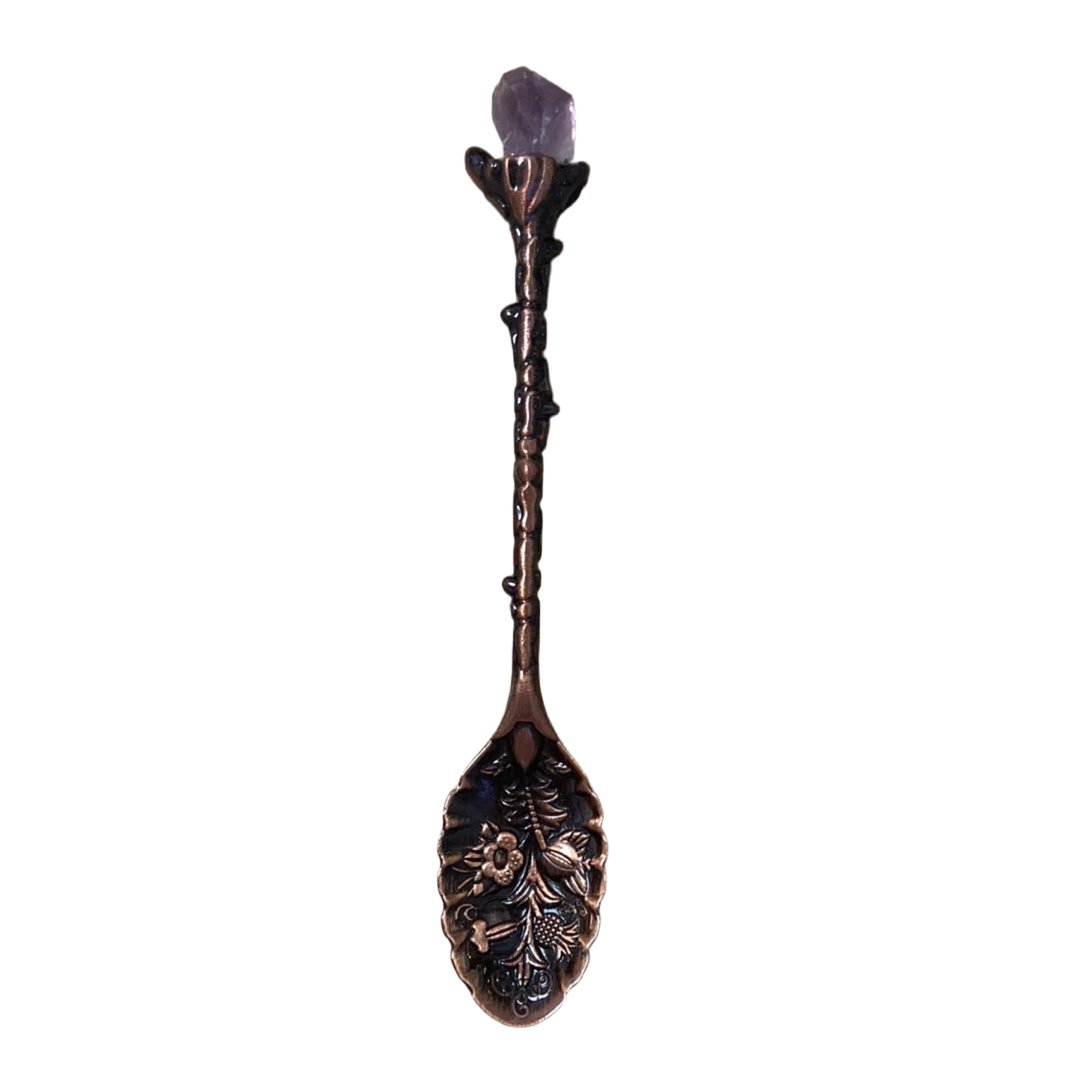 Amethyst Vintage Spoon - Iluterra