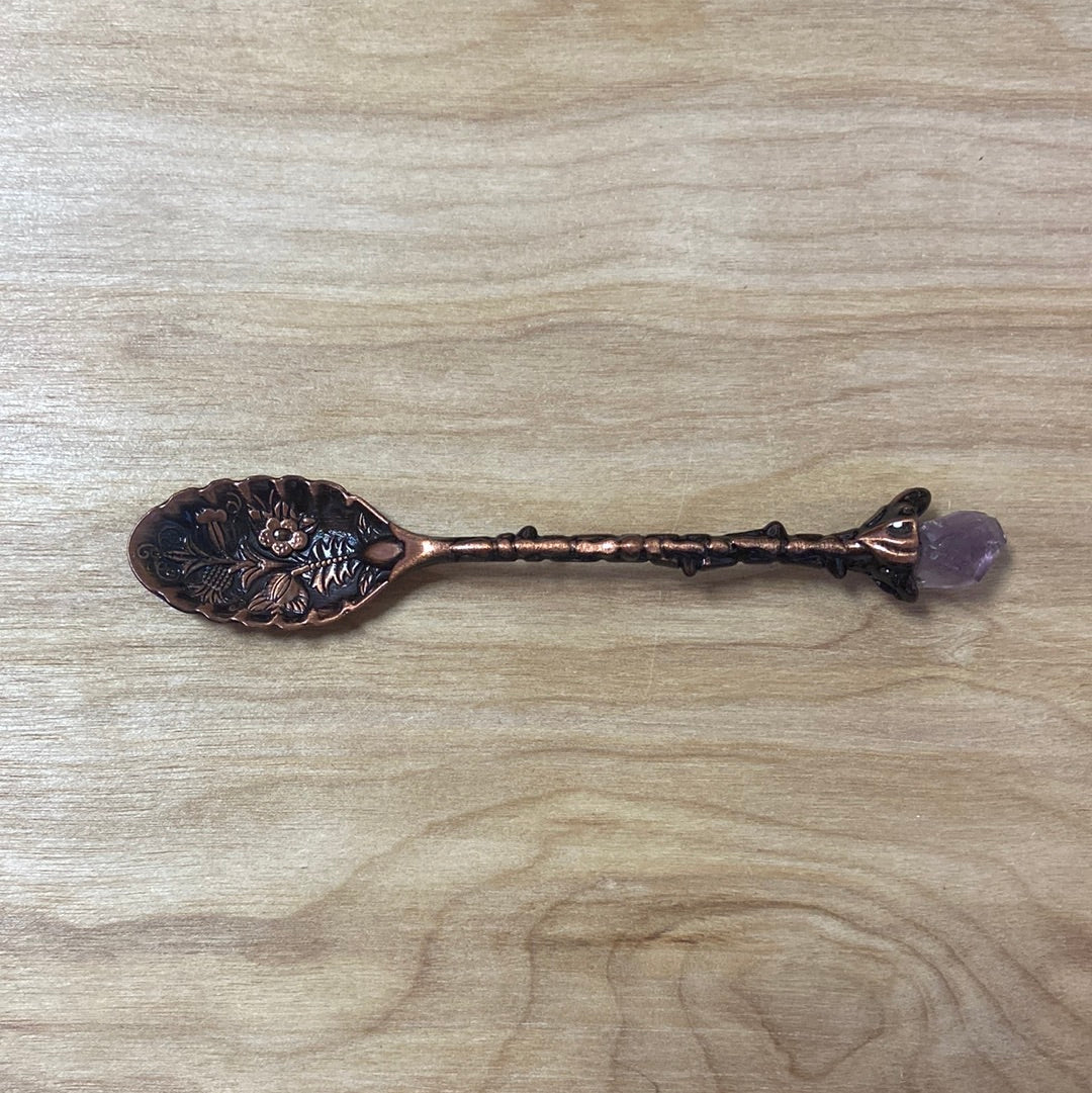 Amethyst Vintage Spoon - Iluterra