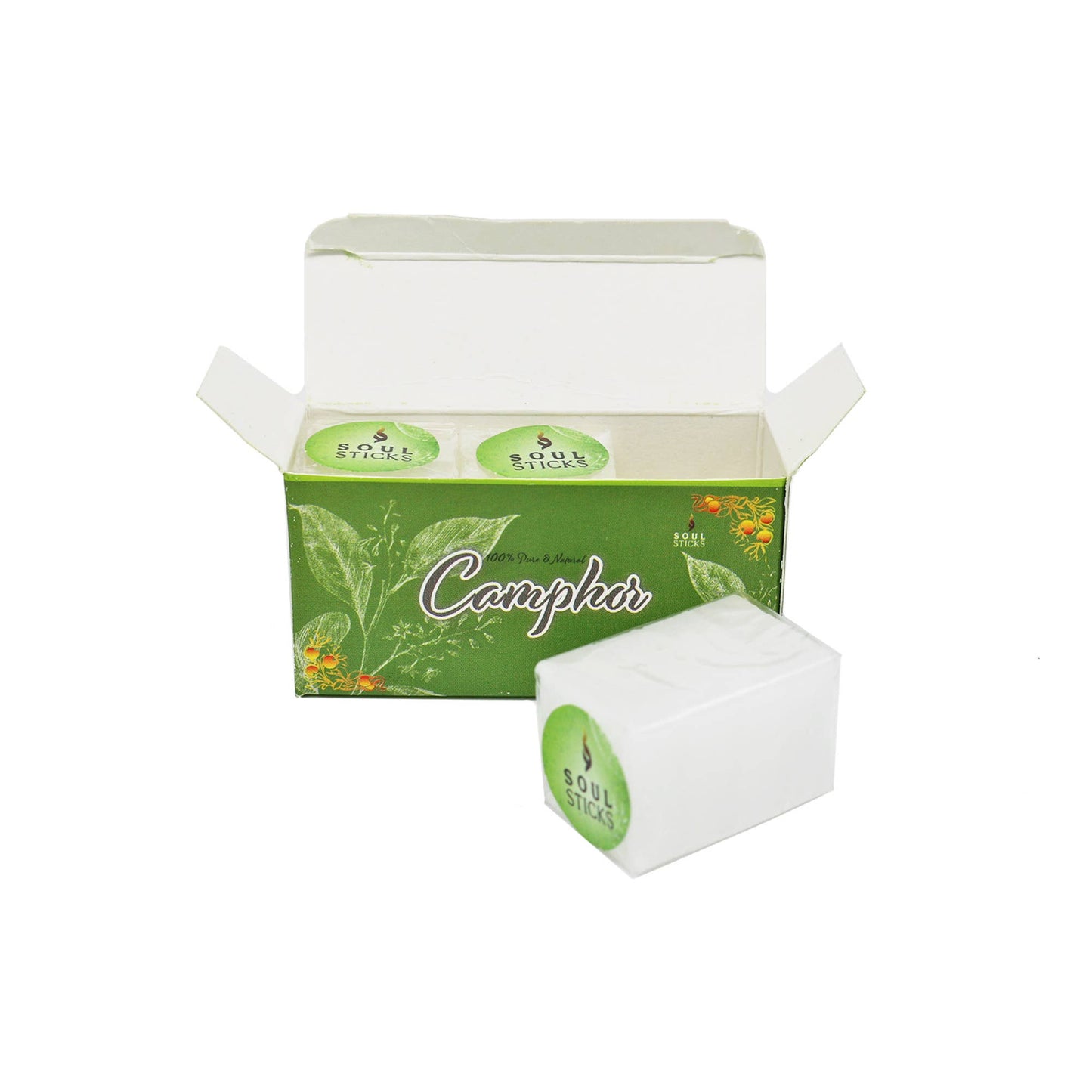 Soul Sticks - 100% Pure & Natural Camphor Box (56 g.)